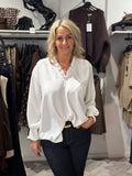 Basic blus vit