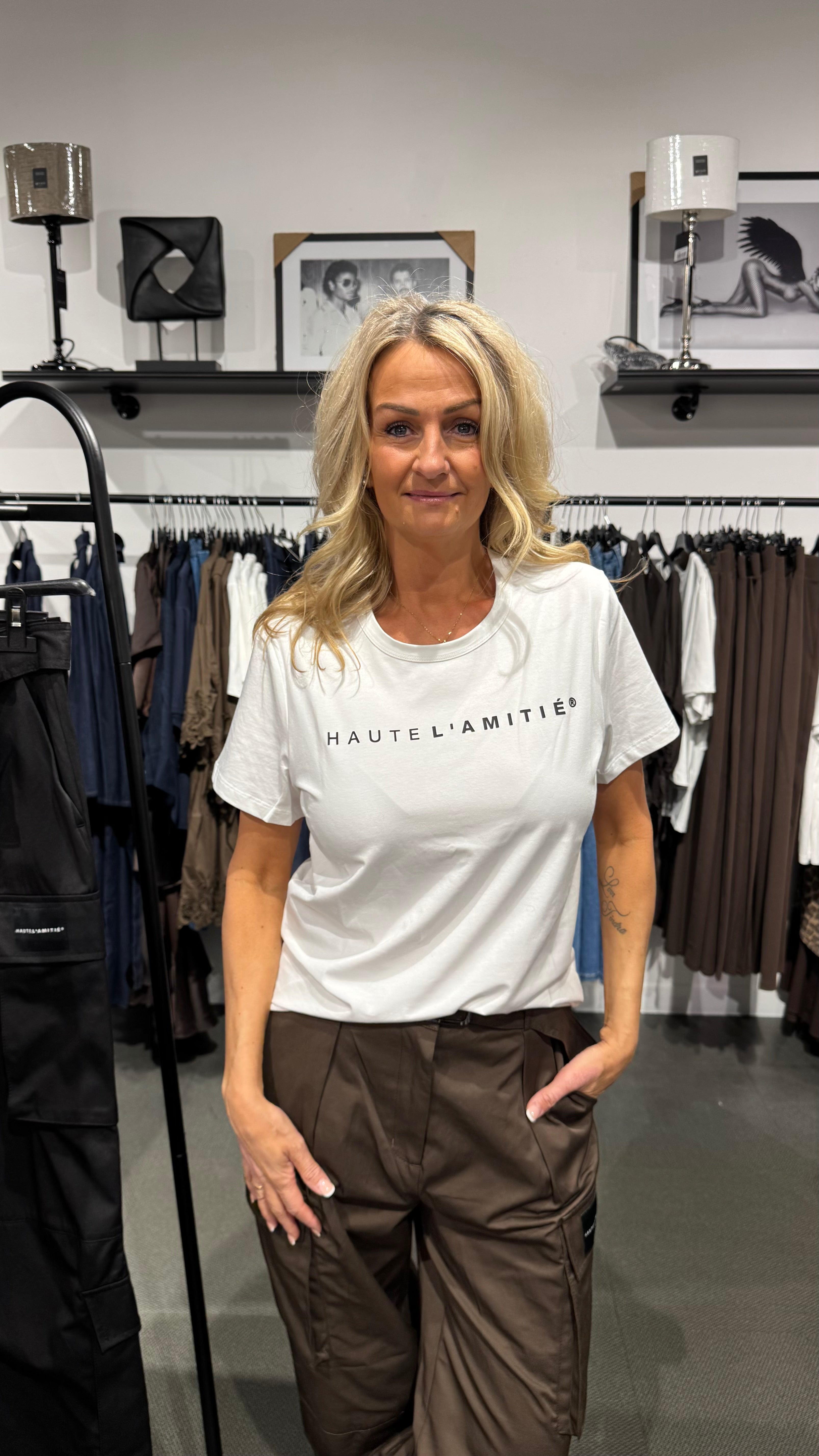 HL Logo tee - white