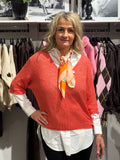 Scarf - korall/orange