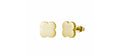 CLOVER PLAIN EARRING GOLD