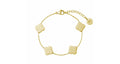 CLOVER PLAIN BRACELET GOLD