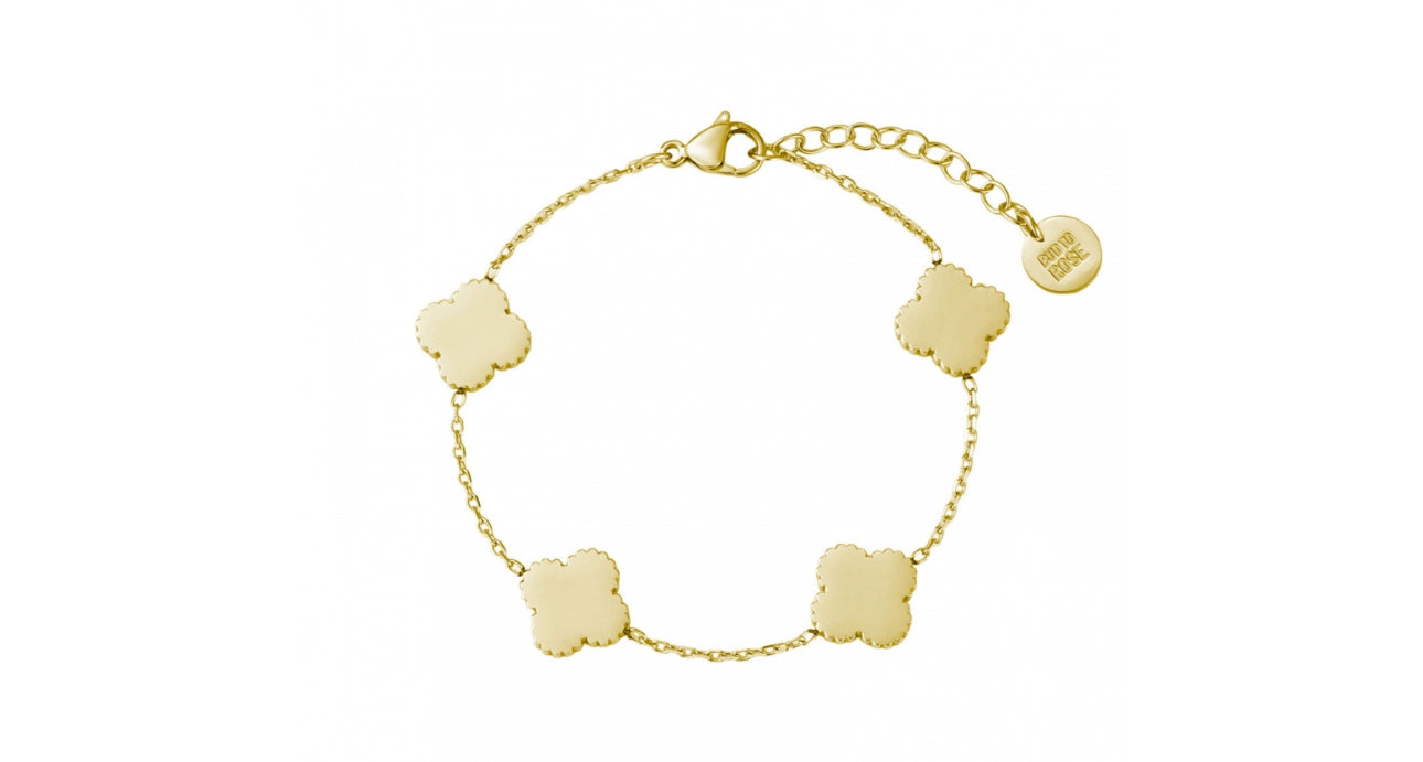 CLOVER PLAIN BRACELET GOLD
