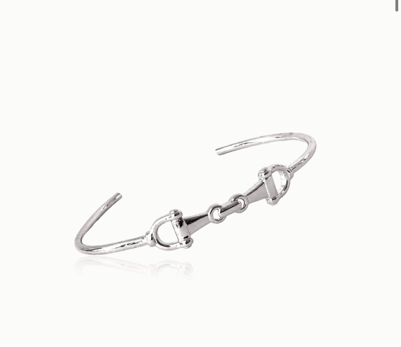HORSE BIT BRACELET - SILVER