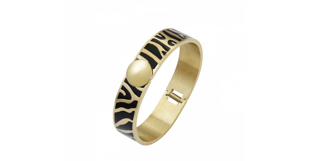 CAPRI ZEBRA BRACELET BLACK/GOLD