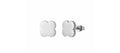 CLOVER PLAIN EARRING SILVER