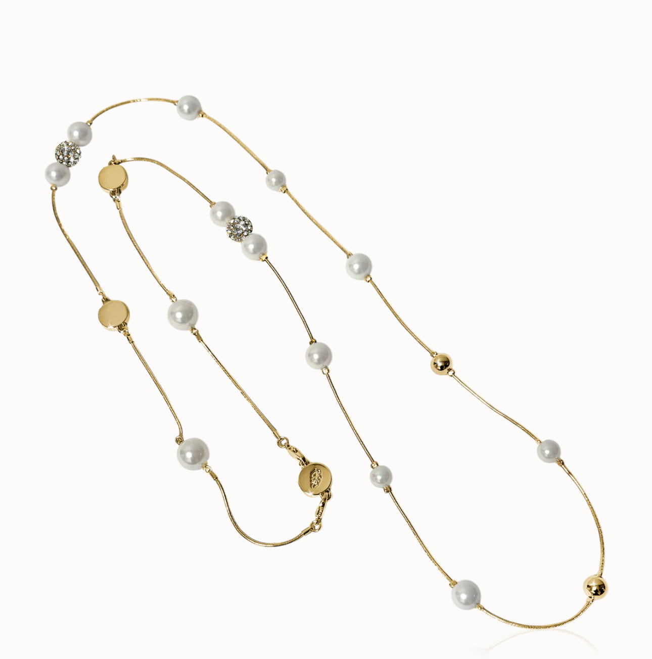Berry pearl iconic Necklace - guld