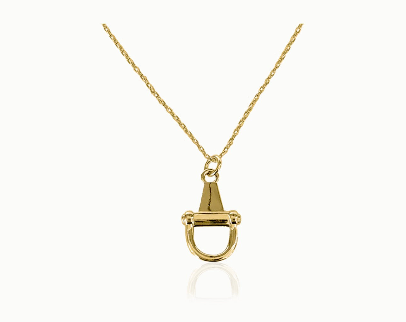 HORSE BIT NECKLACE - GOLD