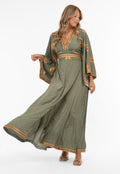 AYLA DRESS LAGOON/GOLD