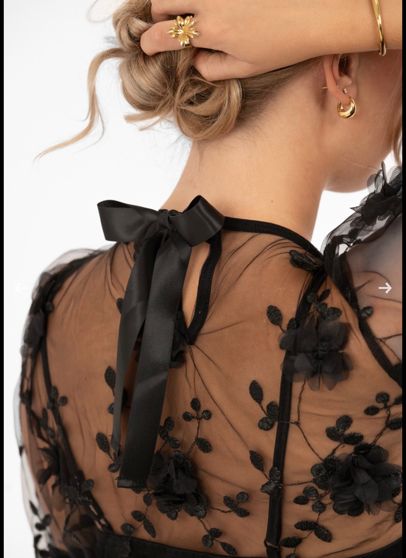 FLORENCE BLOUSE - BLACK