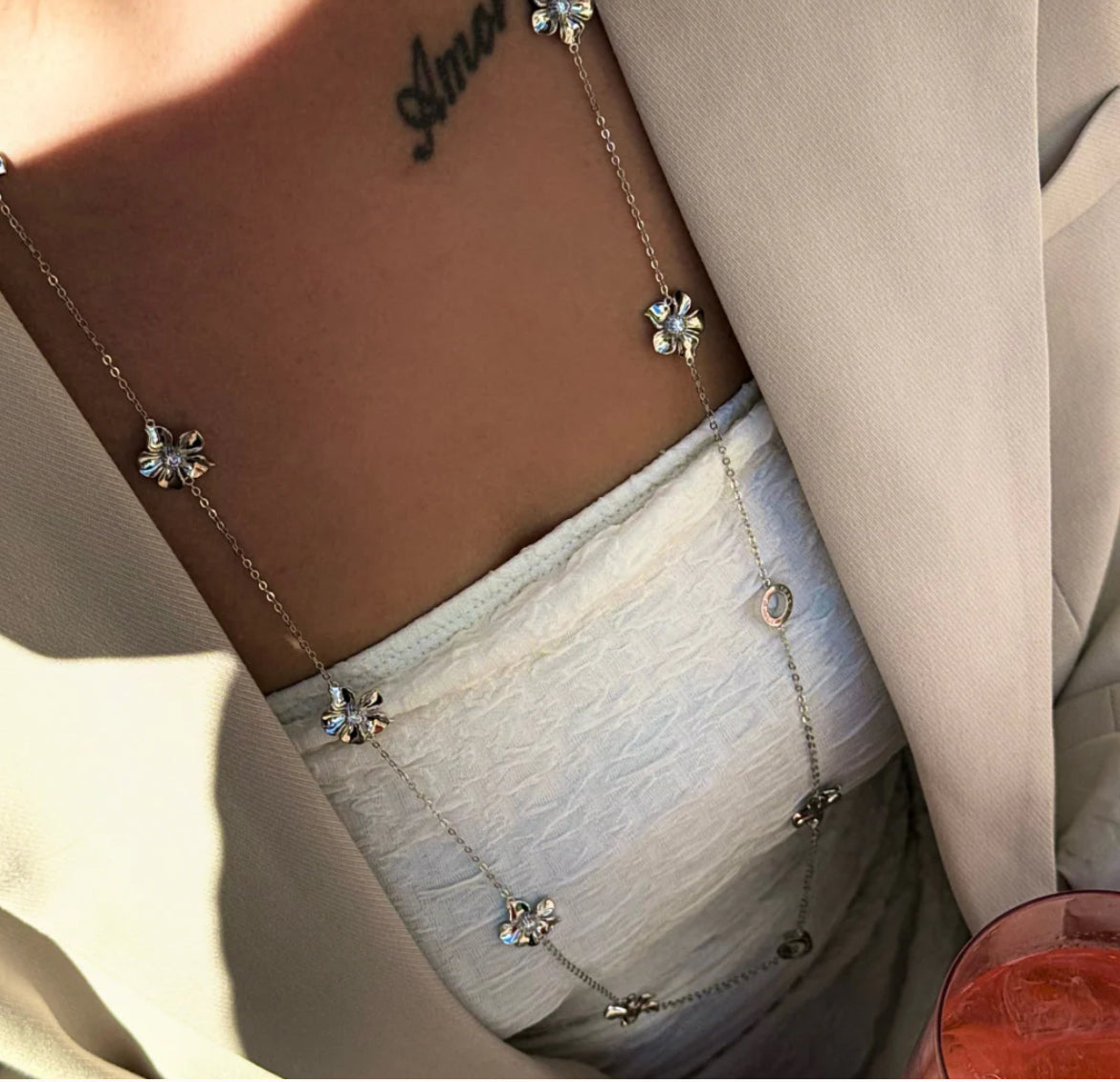 La fleur iconic necklace - silver