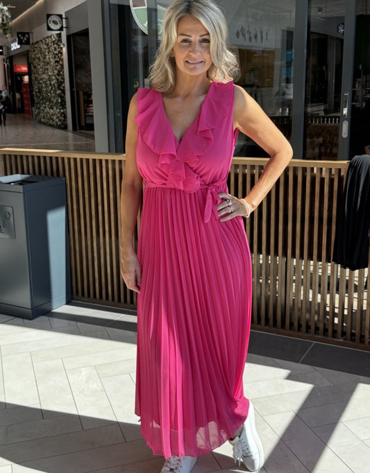 Anna dress cerise