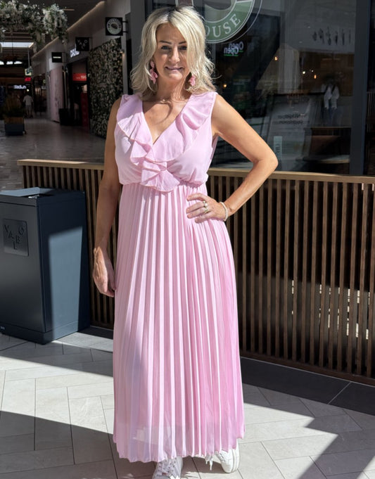 Anna dress ljusrosa