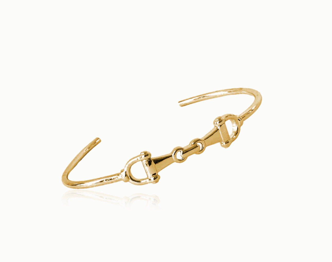 HORSE BIT BRACELET - GOLD