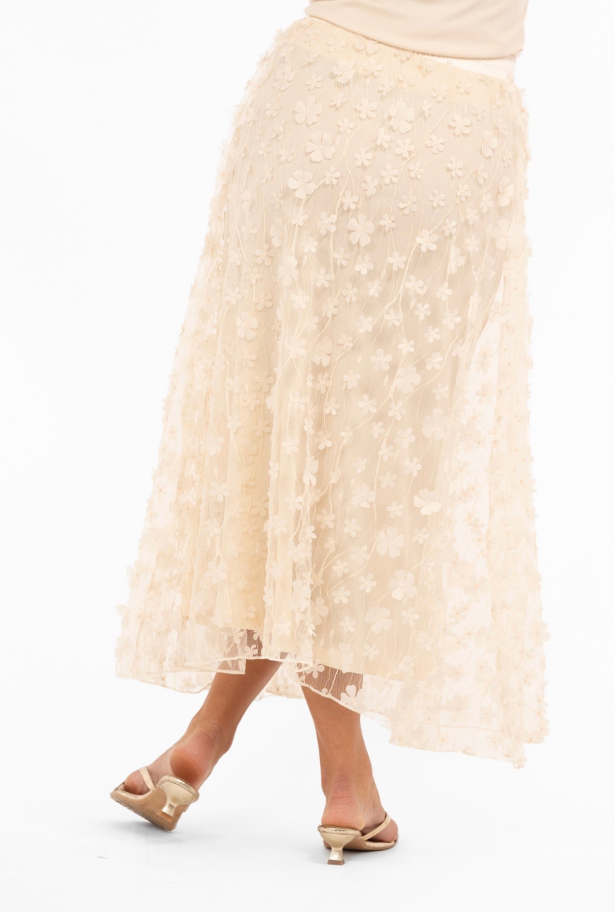 CHATEAU SKIRT - CHAMPAGNE