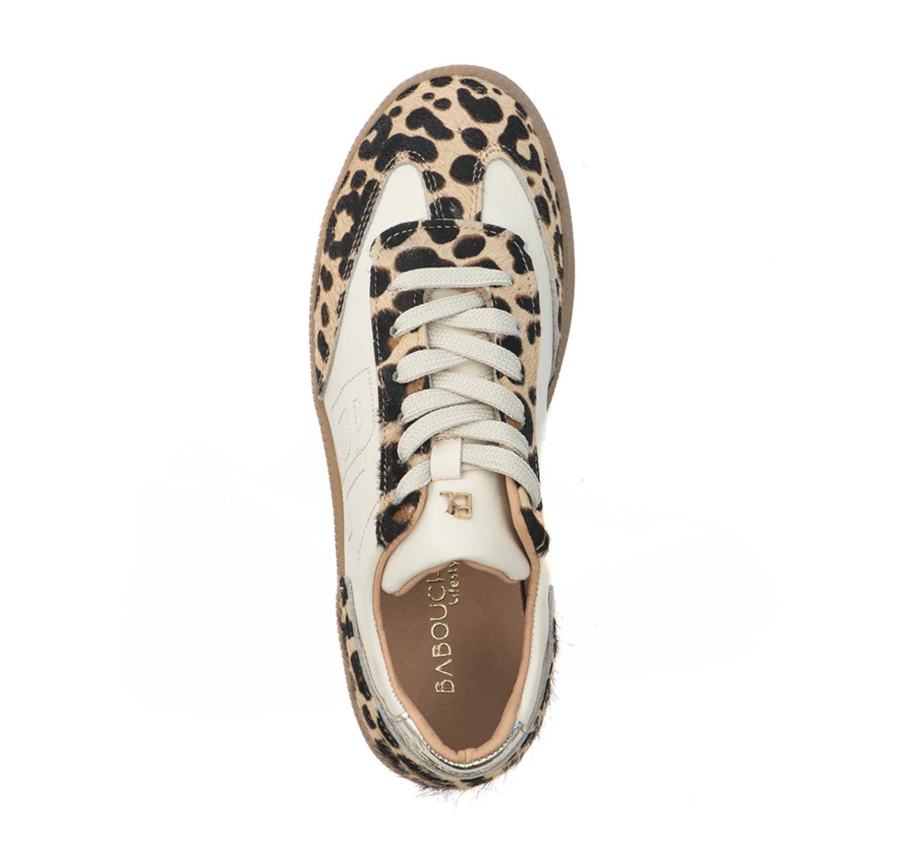 Nara | Sneaker Camel Leopard/Off White/Gold