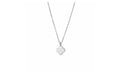 CLOVER PLAIN NECKLACE SILVER