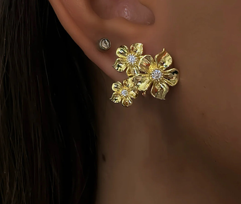 La fleur iconic earring - guld