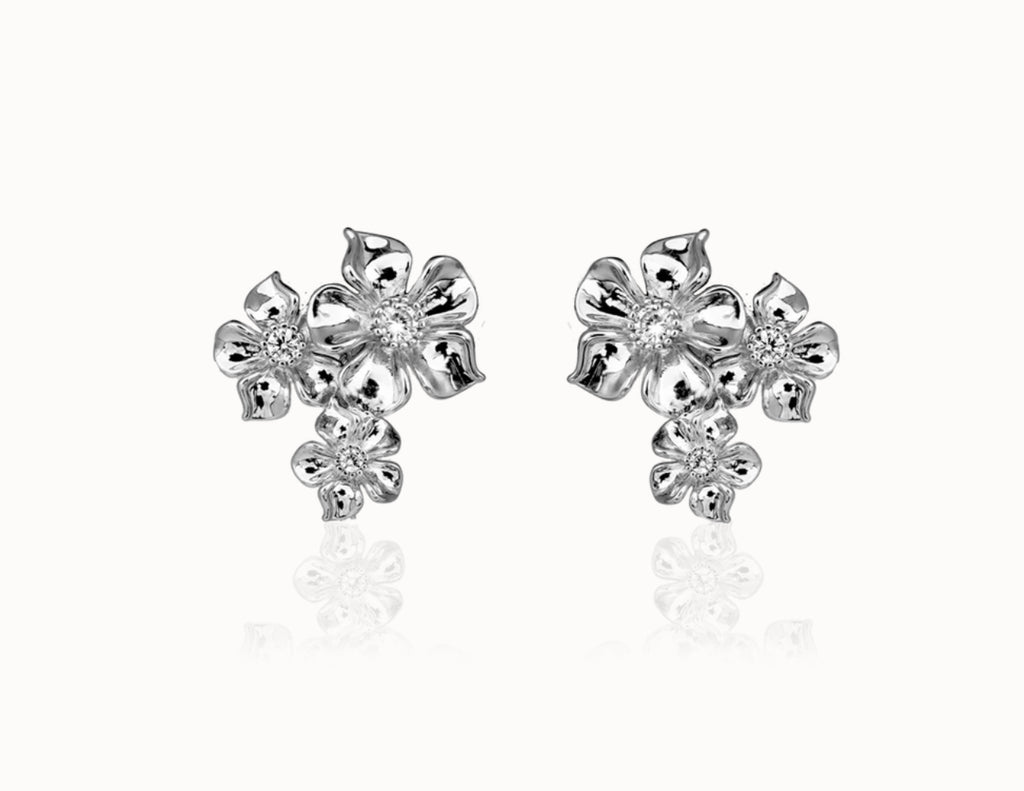 La fleur iconic earring - silver