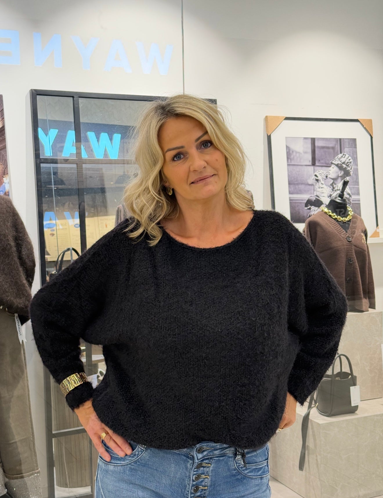 Anouk Knit svart