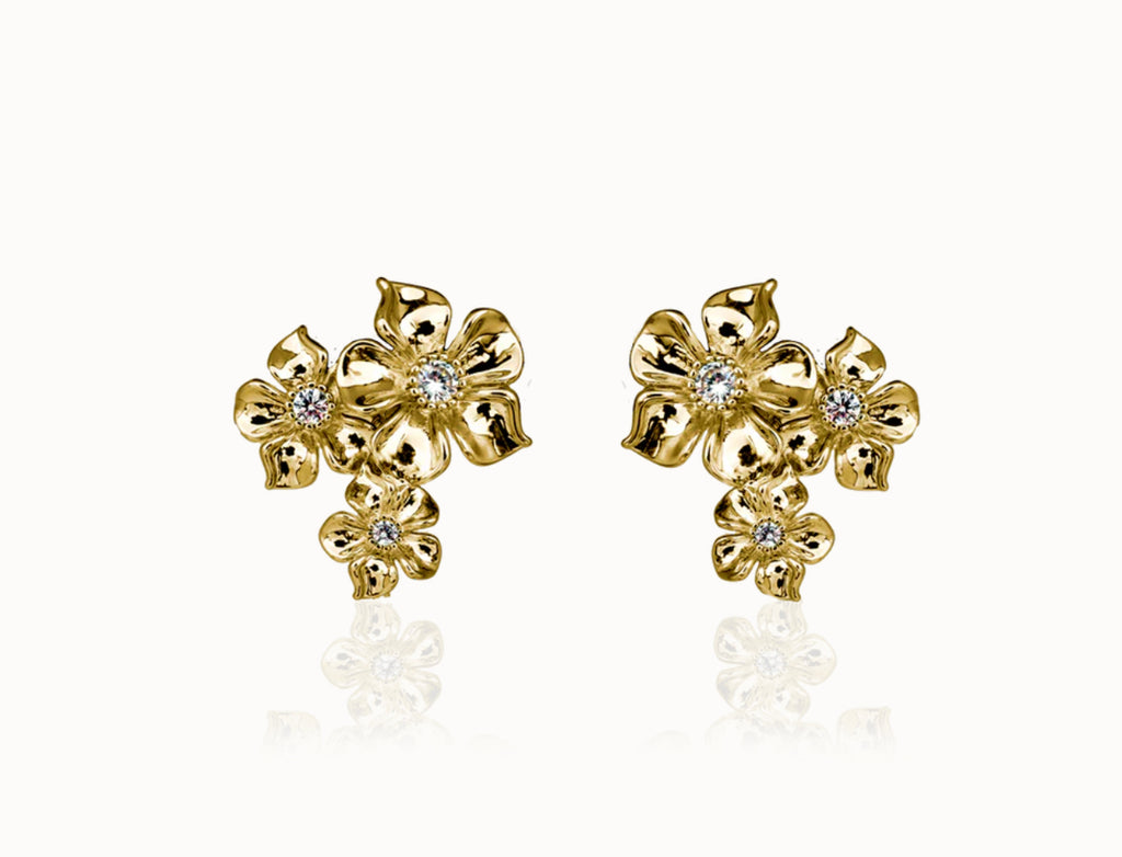 La fleur iconic earring - guld