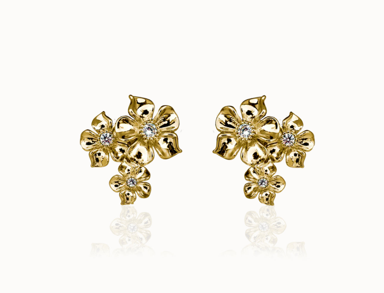 La fleur iconic earring - guld