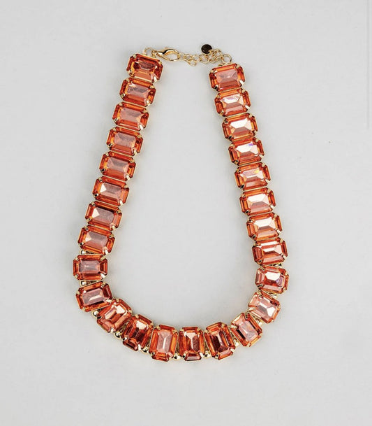 Liz necklace coral
