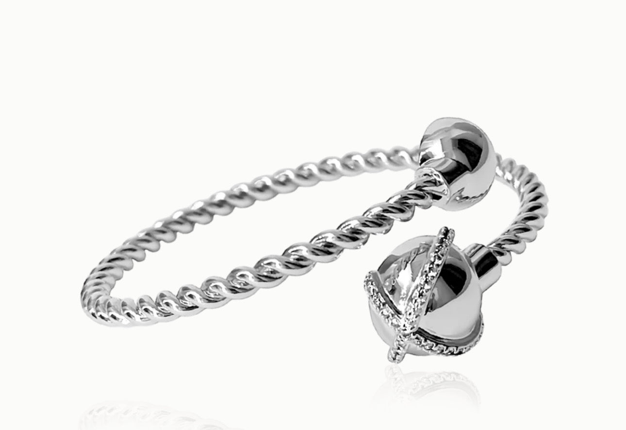 BERRY CRYSTAL LUXE CUFF BRACELET