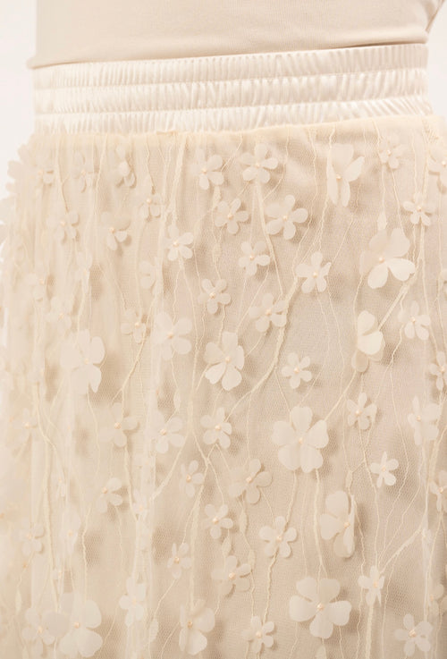 CHATEAU SKIRT - CHAMPAGNE
