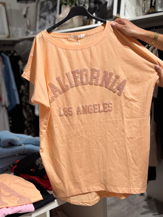 T-shirt california orange