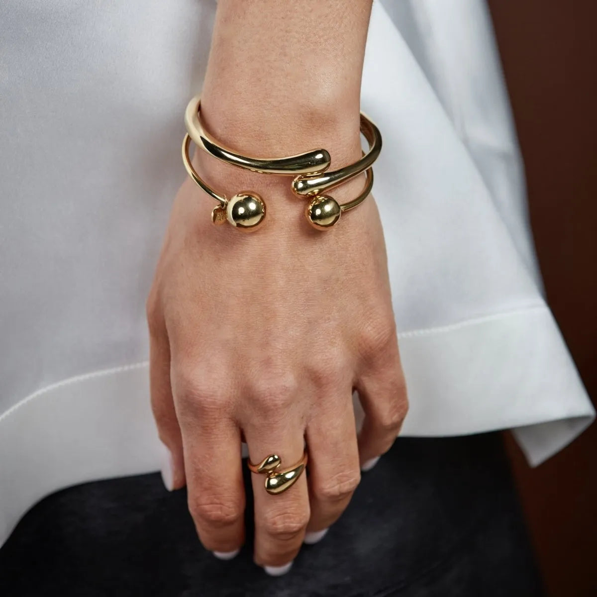 DROP BANGLE GOLD