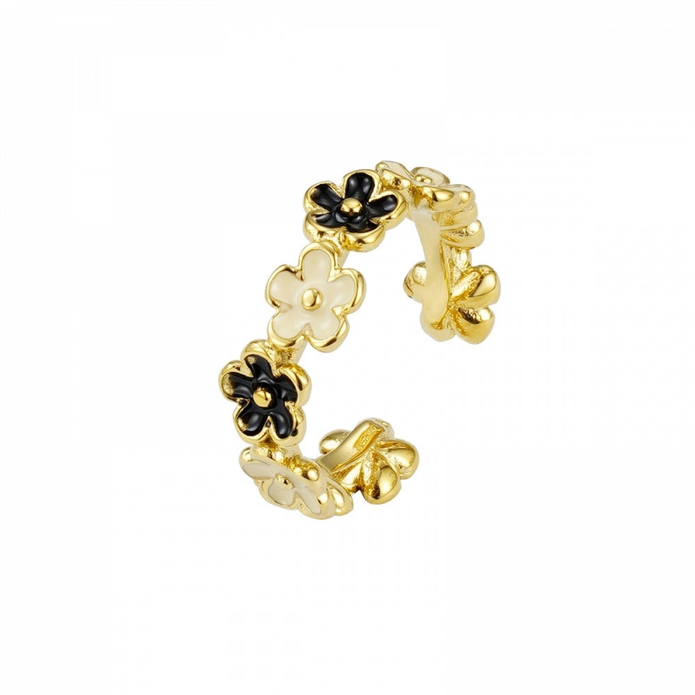 CALISTA RING IVORY/BLACK/GOLD