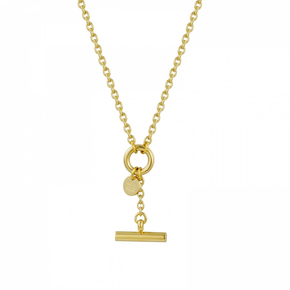 ALEXA T-BAR NECKLACE GOLD