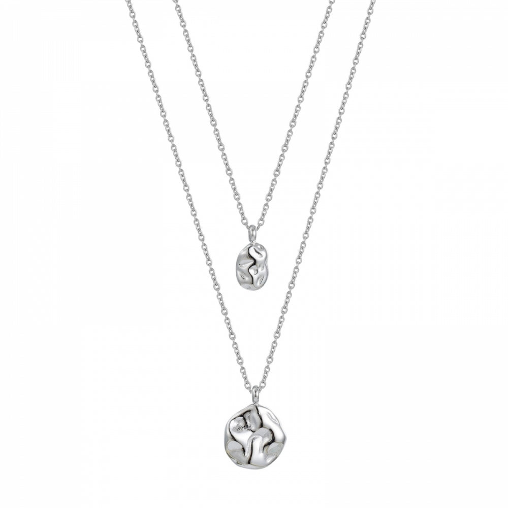 KAIA DUO NECKLACE SILVER