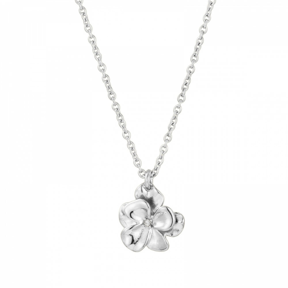 LILY LUX LONG NECKLACE SILVER