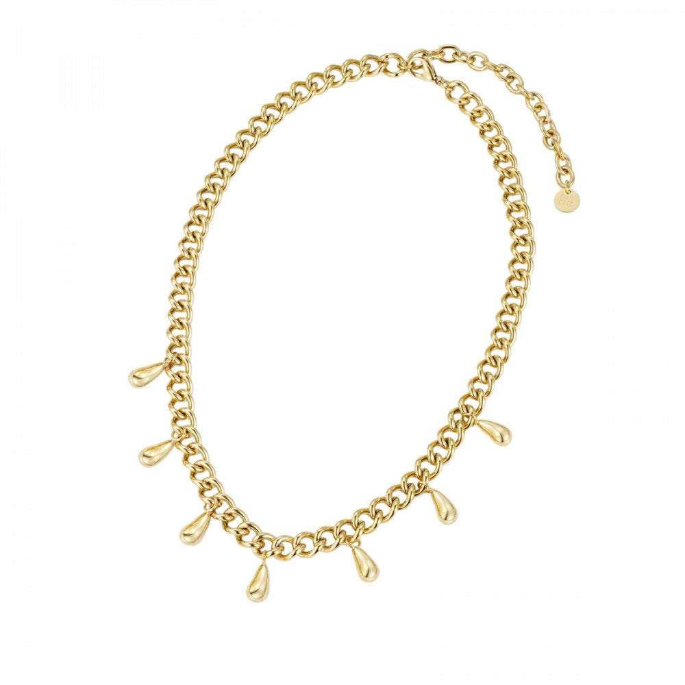 MINI DROP CHAIN NECKLACE GOLD