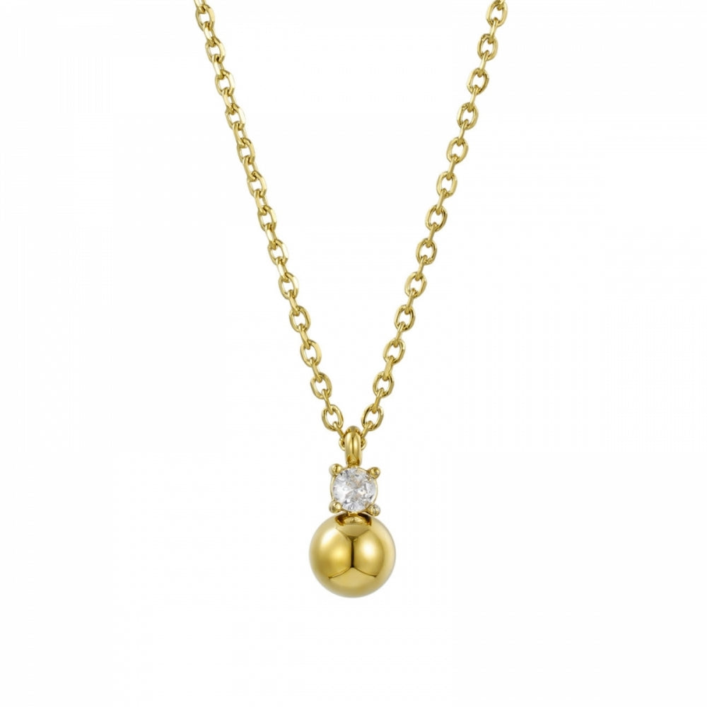 STELLA BEAD LONG NECKLACE GOLD
