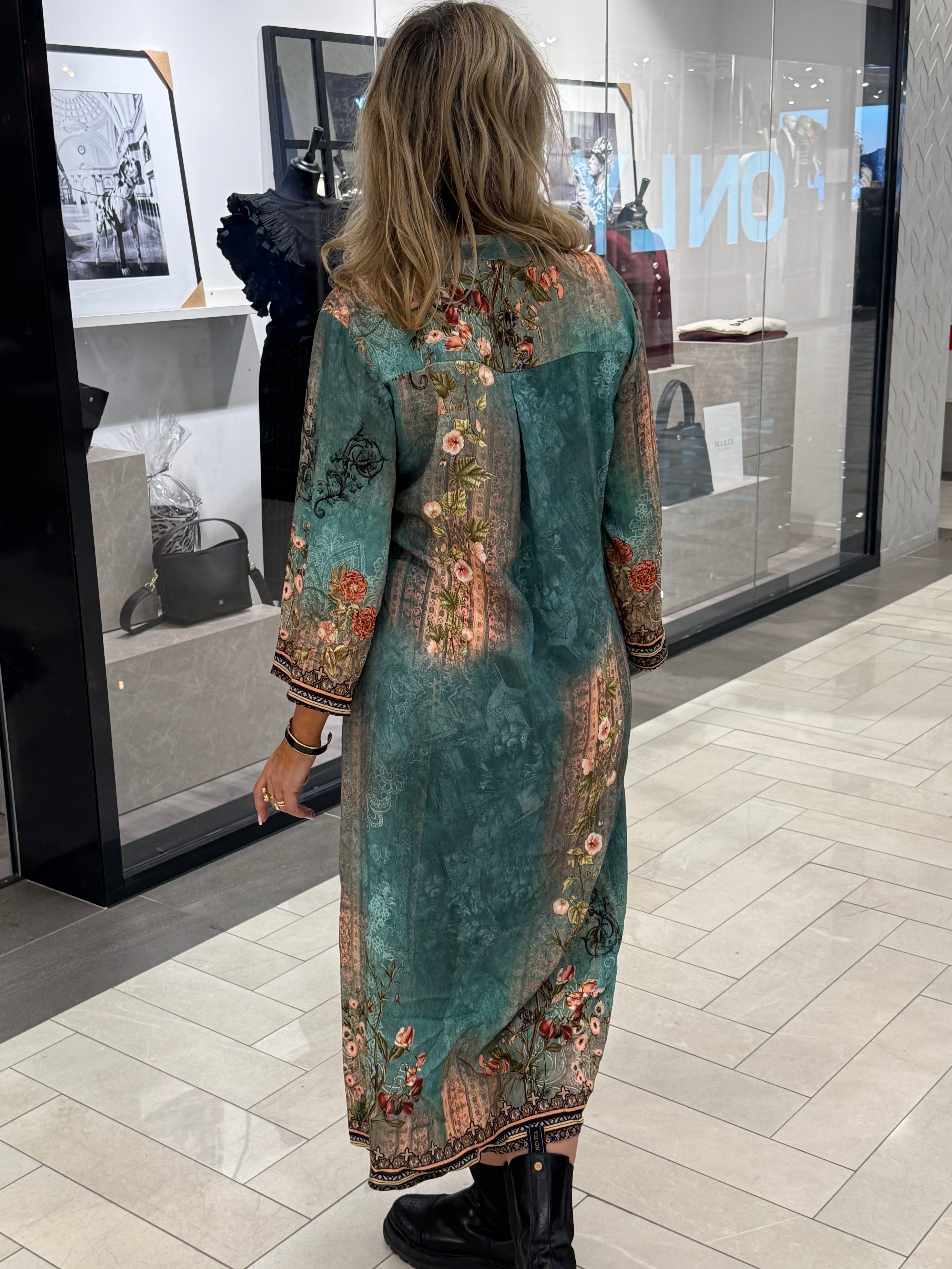 Minnie dress - turquoise