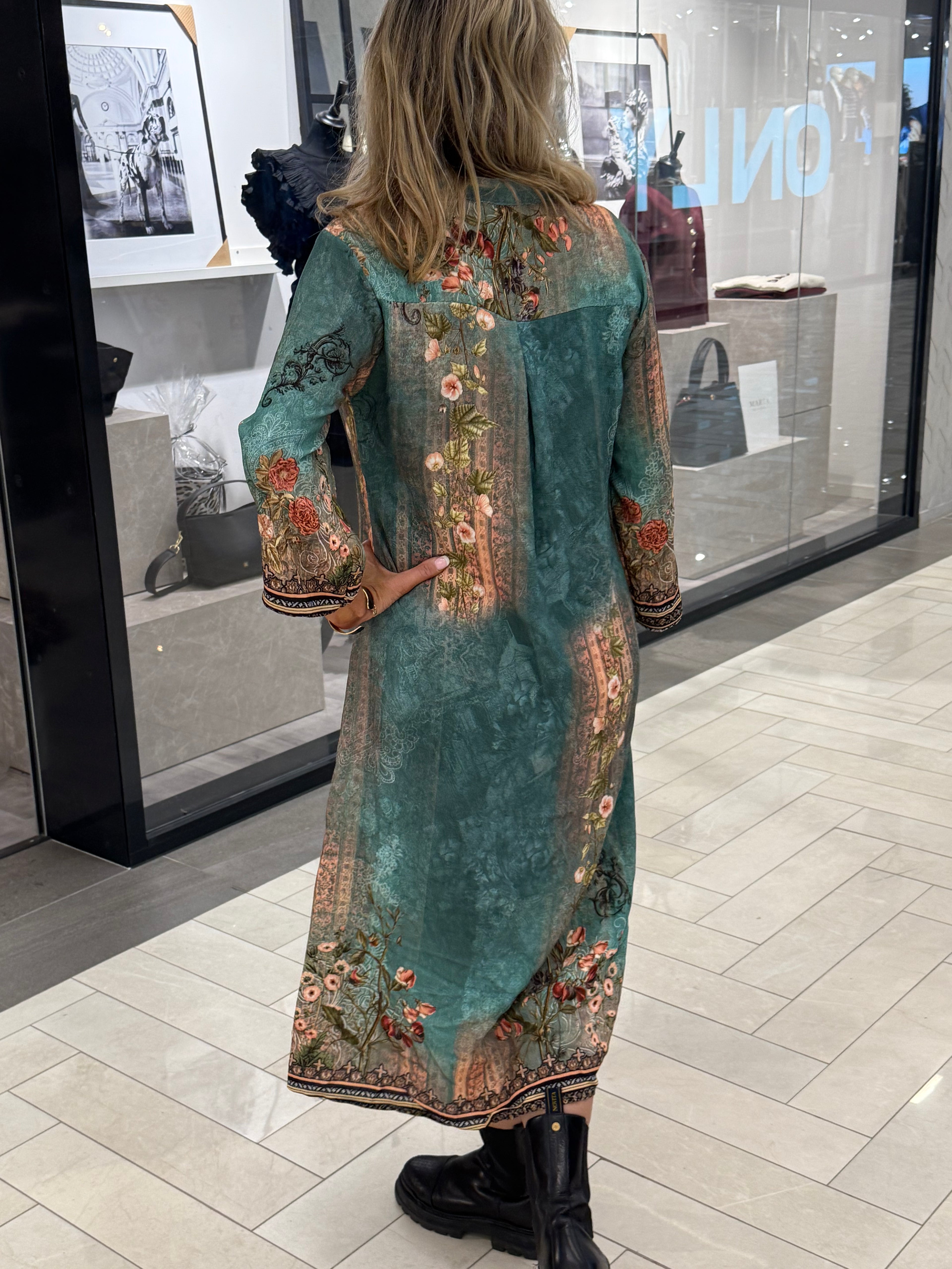 Minnie dress - turquoise