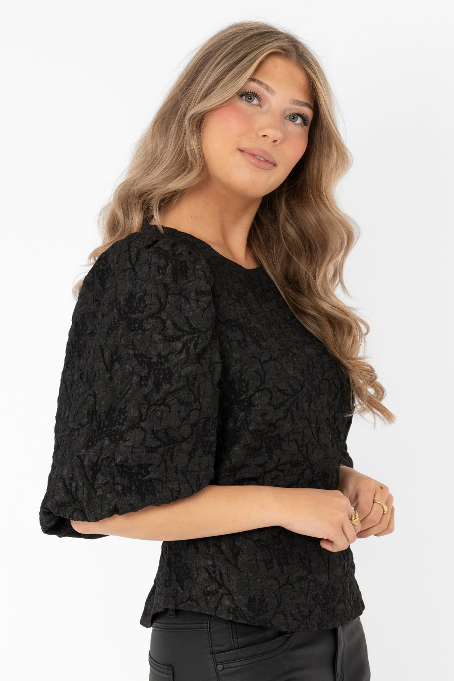 BELORA BLOUSE - BLACK