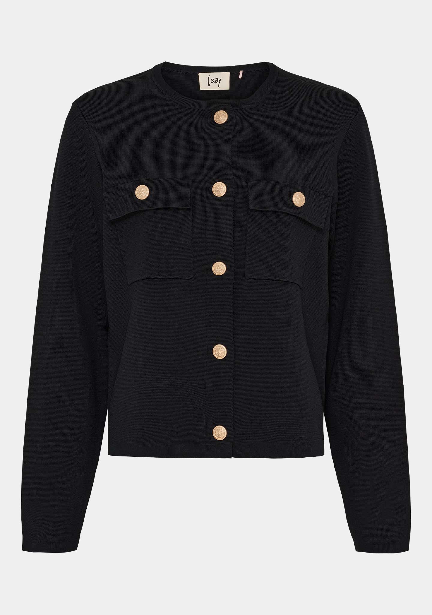Jena Pocket Cardigan - Black