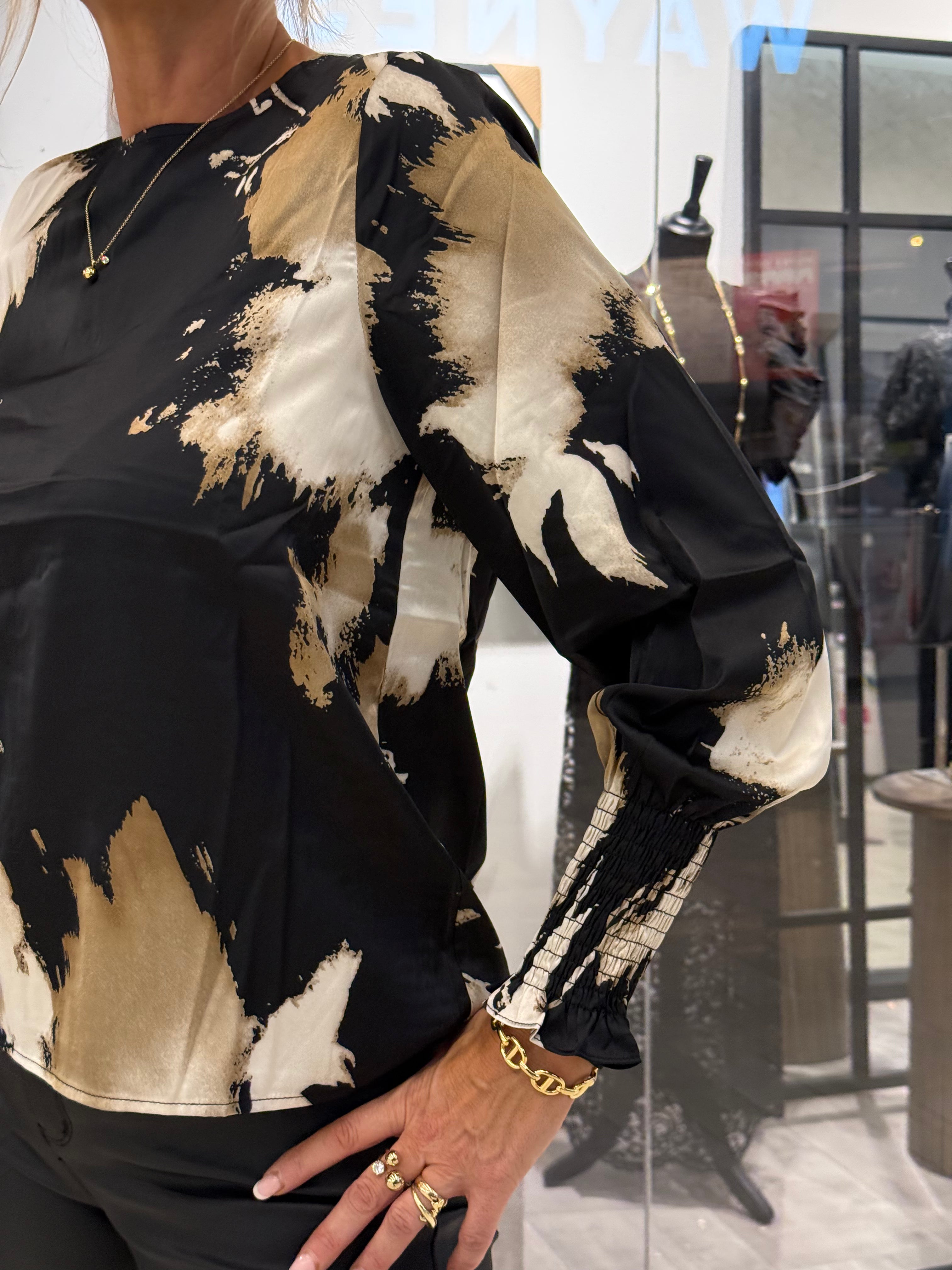 Kleo Blouse - Golden Dream