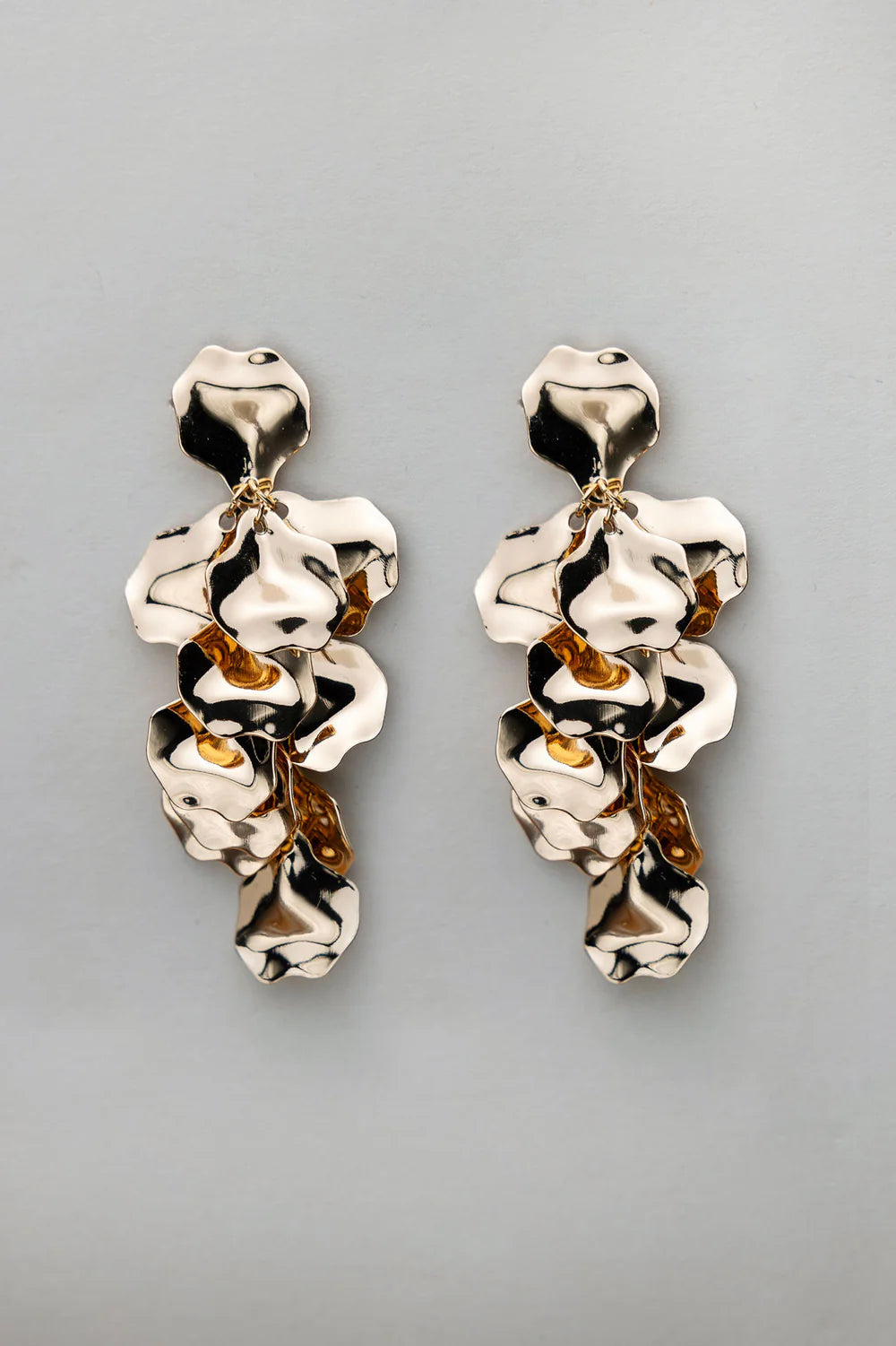 LEAF EARRINGS MINI GOLD