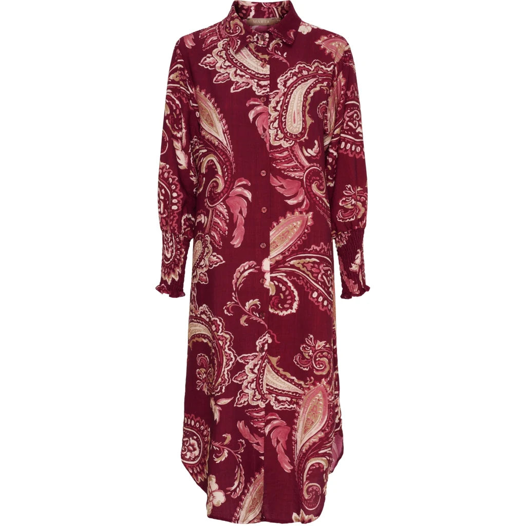 MERLE DRESS - BORDEAUX