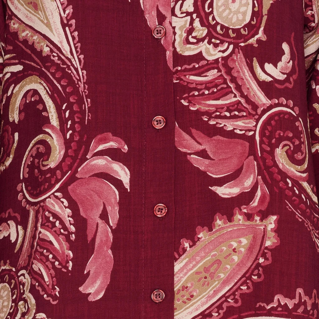 MERLE DRESS - BORDEAUX