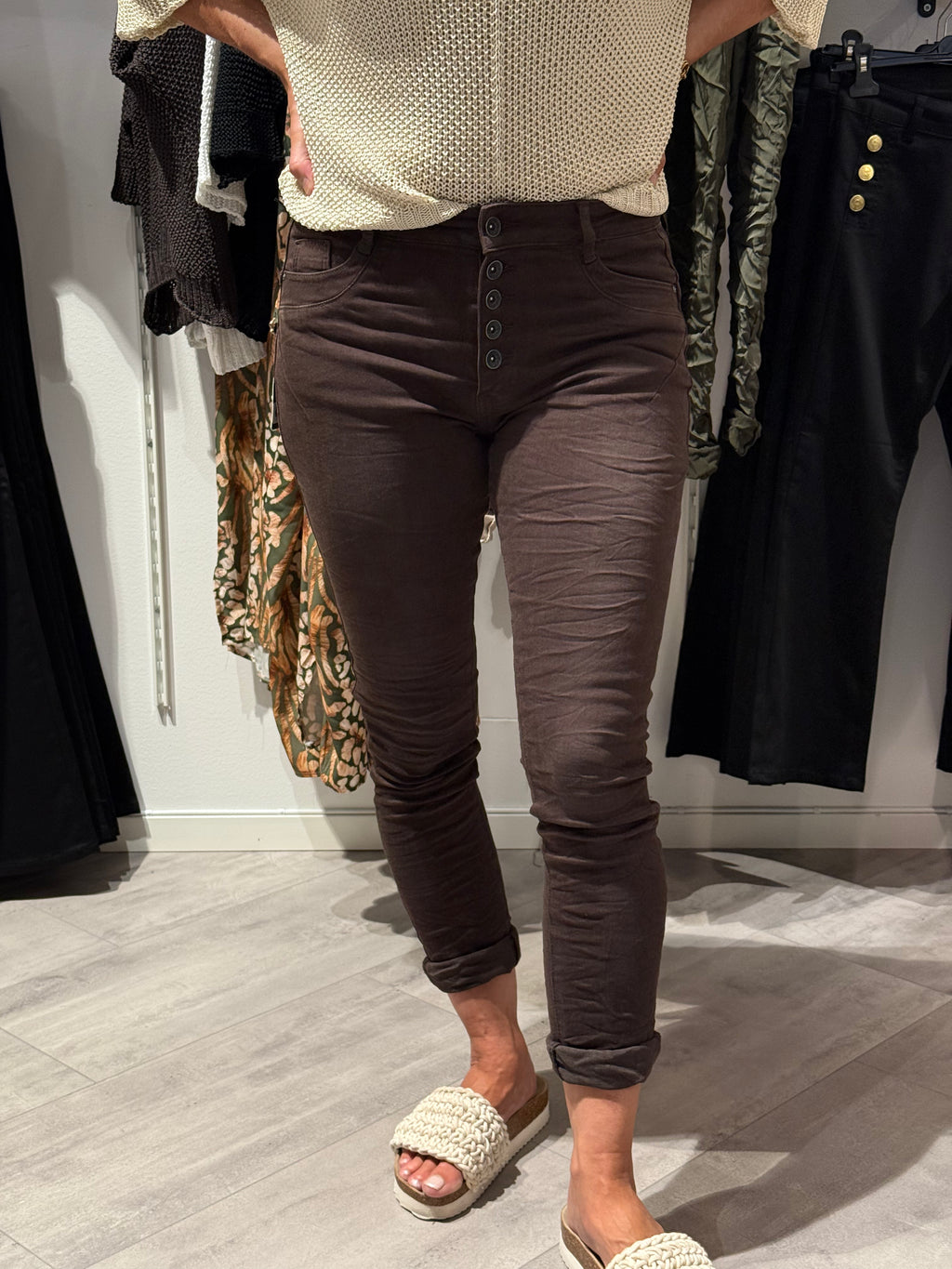 Mirakeljeans brun