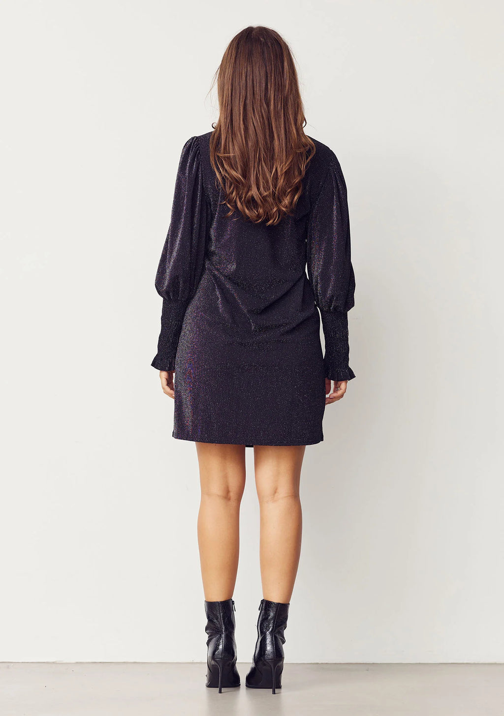 Barbel Dress - Black w/Silver