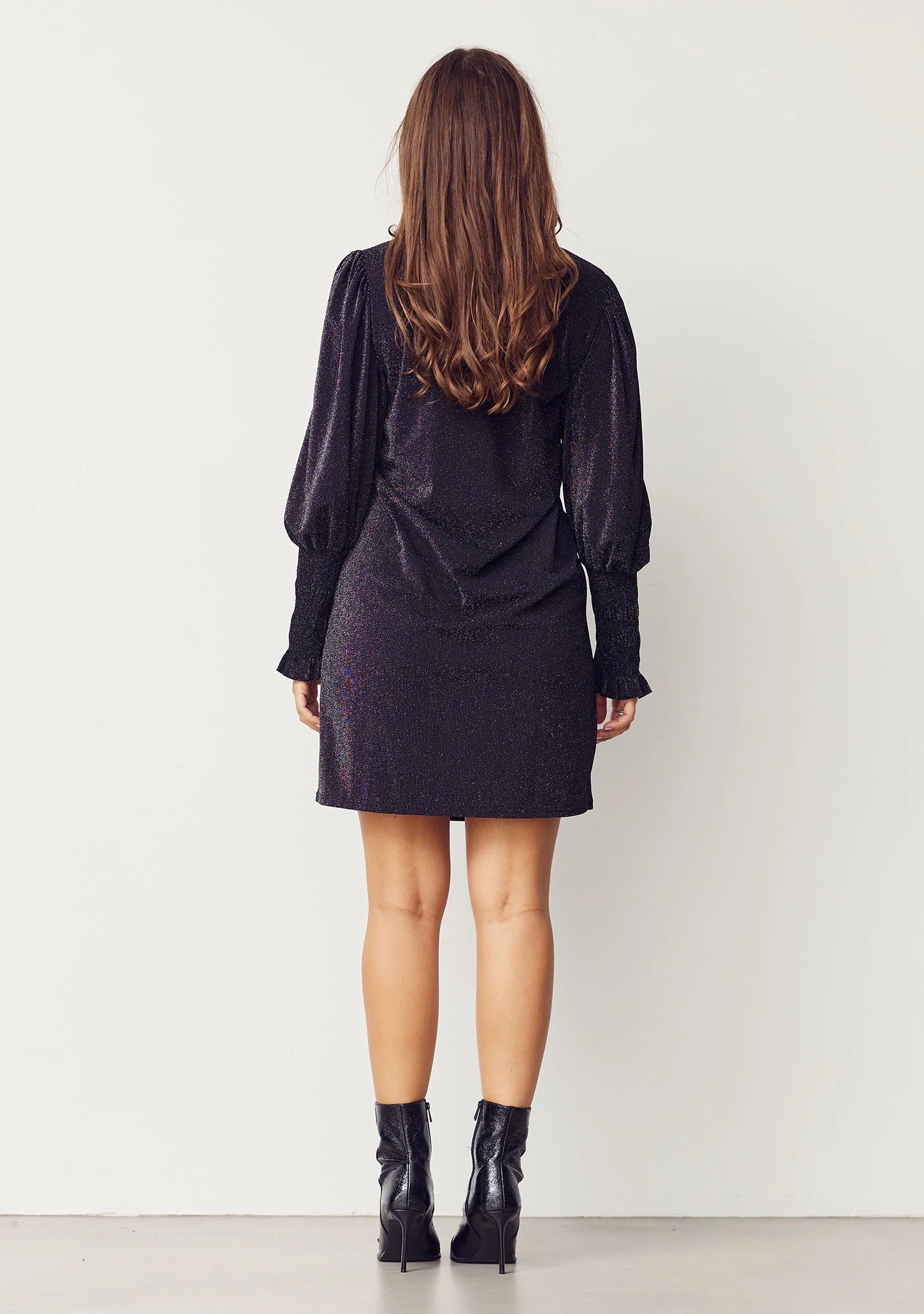 Barbel Dress - Black w/Silver