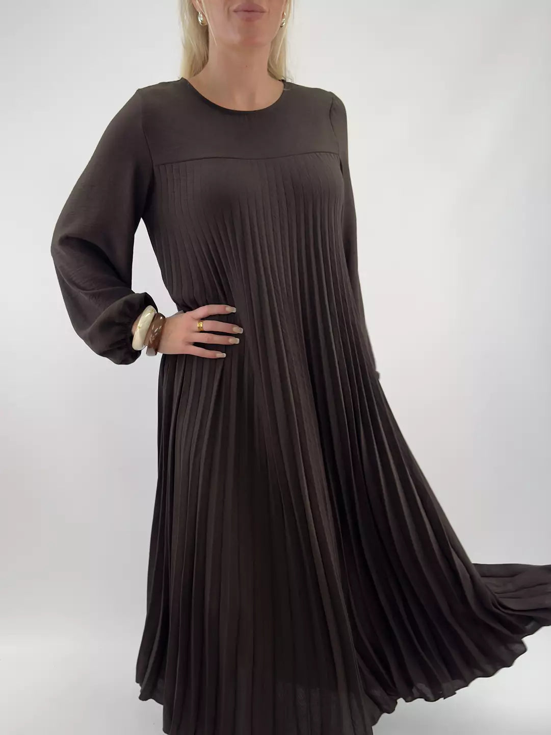Majo Maxi dress brun