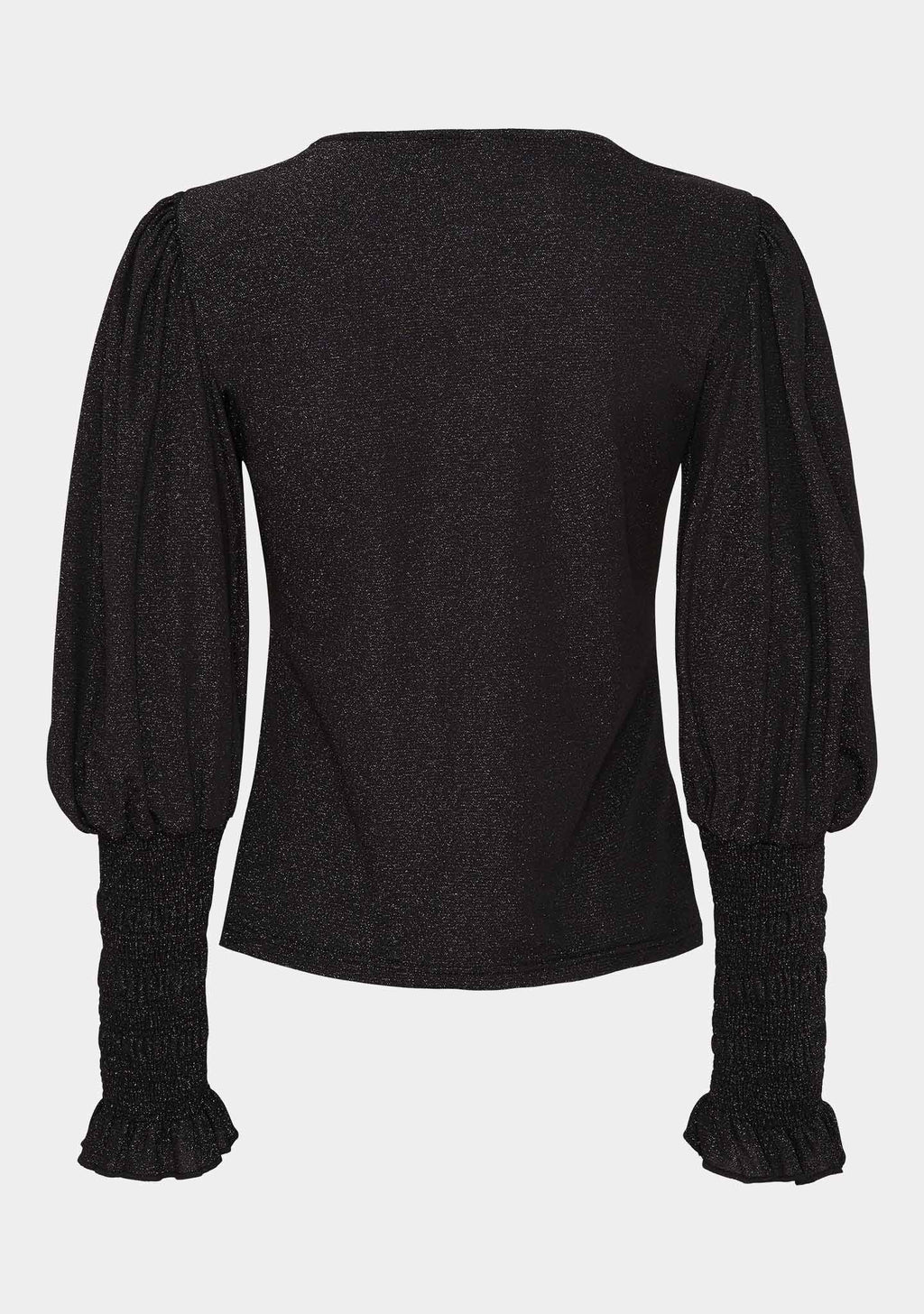 Barbel Blouse - Black w/Silver