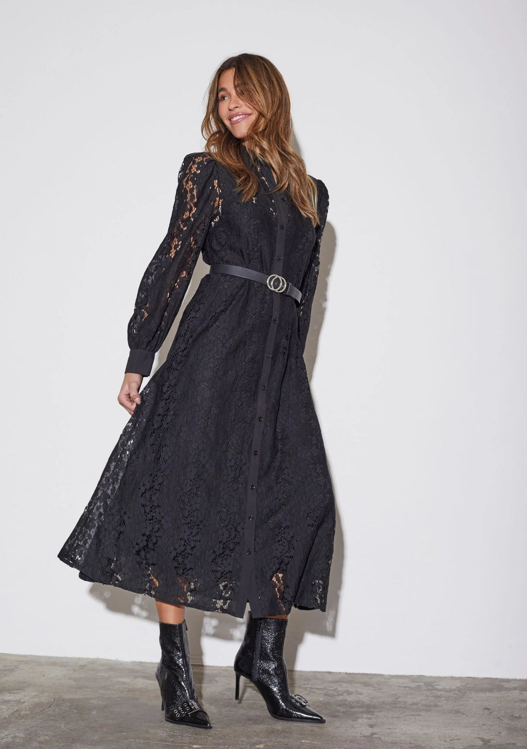 Kimie Lace Dress - Black